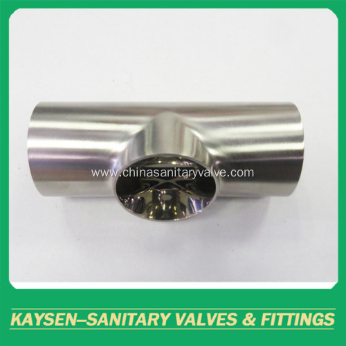 AS1528 Sanitary reducing pulled Tee welded